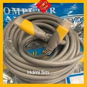 [Mã Elms10 Giảm 6% Đơn 50K] Cáp Hdmi Arigato 5M Lõi Đồng Hdtv 4K*2K (19+1) - Dây Hdmi To Hdmi Tròn Chuẩn Full Hd 1080P