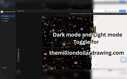 The Million Dollar Drawing – Dark Mode screenshot 1