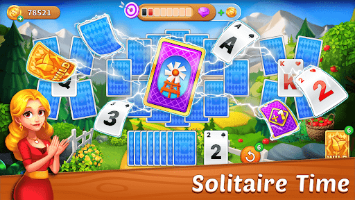 Screenshot Solitaire TriPeaks: Garden