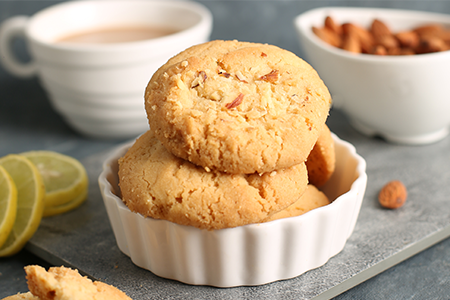 Almond Lemon Cookies 300 Gm