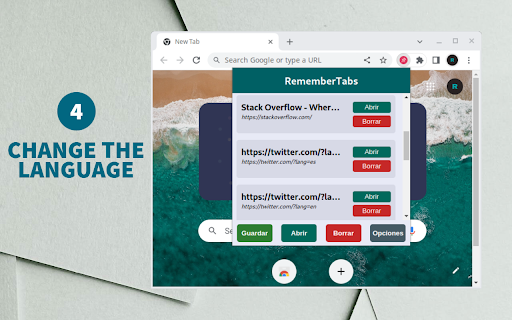 ReTabs - Save & Restore your tabs