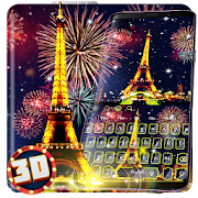 Paris Eiffel 3D Keyboard  Icon