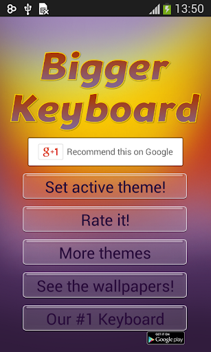 Bigger Keyboard Theme