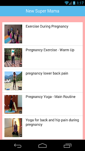 Pregnancy Exercise apps