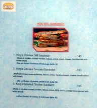 Hanu King's Burger menu 2