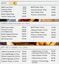 Buns And Wraps menu 1