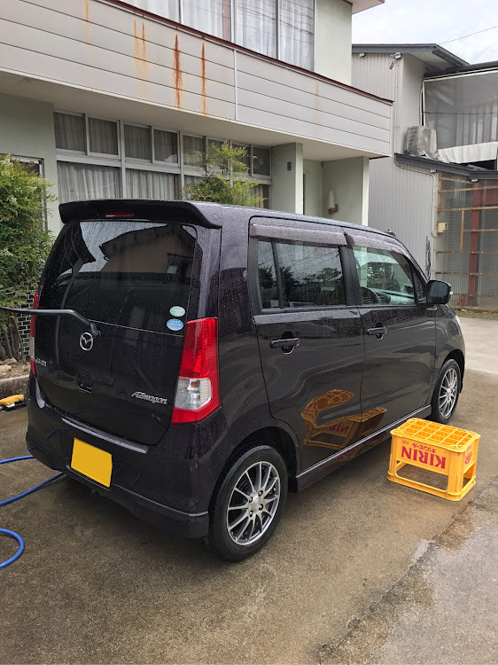 AZ-ワゴンの洗車・ワックス・ウインドウ撥水に関するカスタム事例の投稿画像1枚目