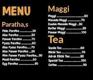 Paratha Wala menu 1