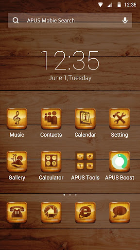 Wooden Life APUS theme