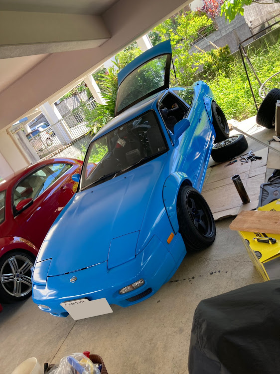 180SXの#180sx・#ドリフト・#触媒ストレート・#排気漏れに関するカスタム事例の投稿画像1枚目