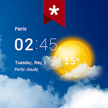 Transparent clock weather (Ad-free) Download on Windows