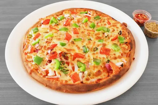 Ultra Cheese Paprika Hot & Spicy Mushroom Veggie Pizza