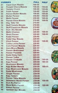 Balaji Santosh Dhaba menu 3