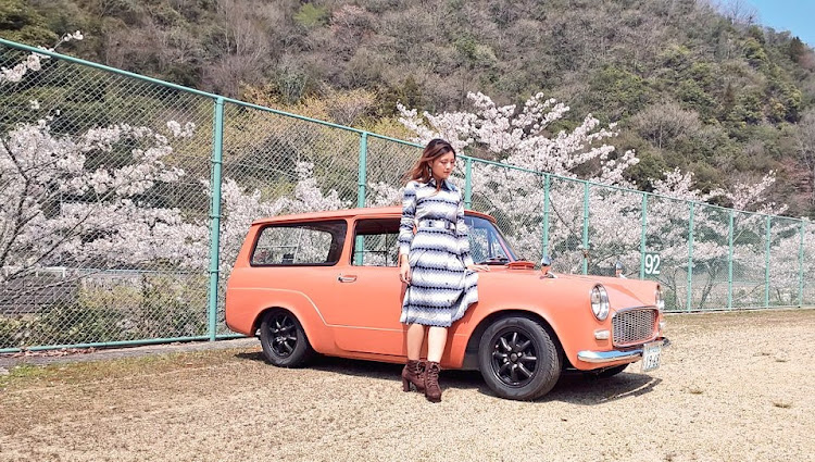 パブリカのパブリカ・パブリカバン・UP26v・旧車女子・塩江さくらまつりに関するカスタム事例の投稿画像6枚目