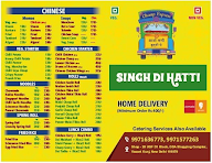 Singh Di Hatti menu 1