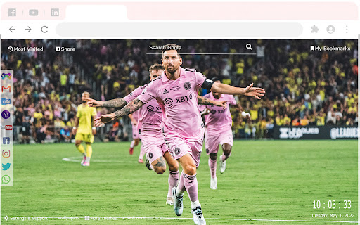 Lionel Messi Wallpapers New Tab