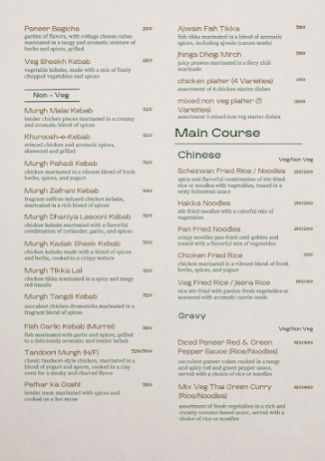 Angad Restaurant menu 