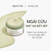 [Mã Inbau25 Giảm 25K Đơn 149K] Mặt Nạ Đất Sét Ngải Cứu Skintific Cấp Ẩm Hỗ Trợ Giảm Mụn (55G/Hũ)