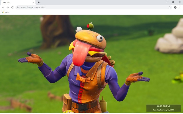 Beef Boss Fortnite New Tab Theme