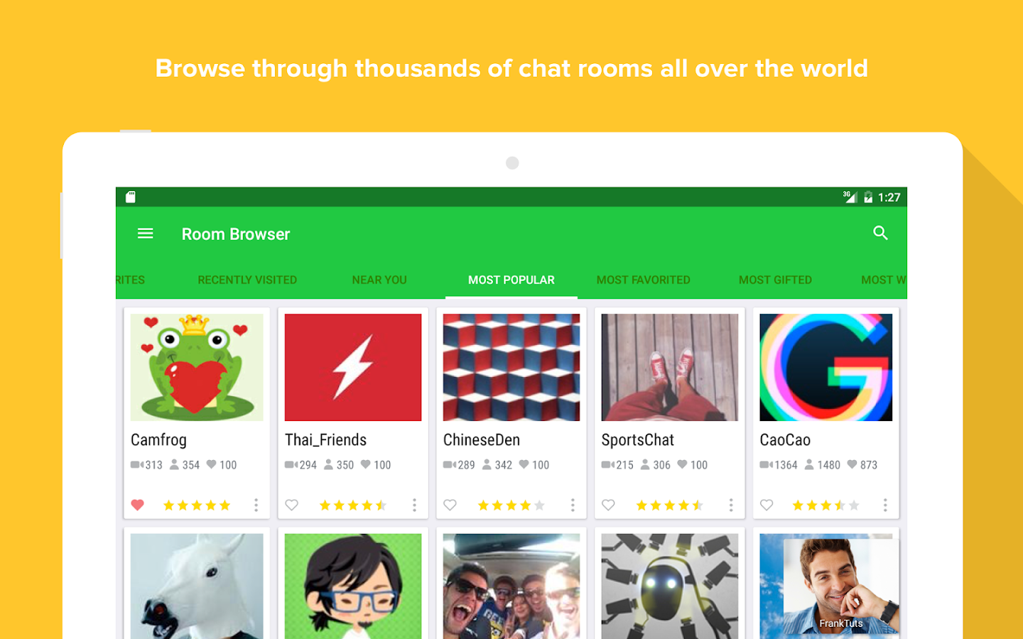 Camfrog Group Video Chat Android Apps On Google Play