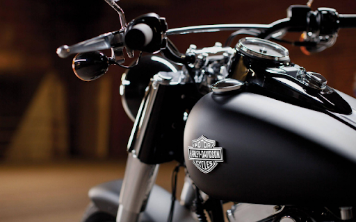 Classic Harley Davidson Motorcycle Detail screenshot 1