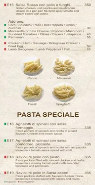 Th Pasta bar Veneto menu 1