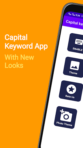 Capital keyboard App