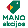 Mano akcijos – sales discounts icon