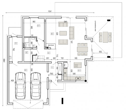 DN 136 - Rzut parteru