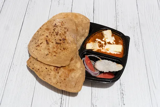 Paneer Butter Masala With Plain Paratha