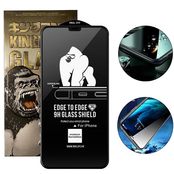 Kính Cường Lực Kingkong Iphone 14 Pro Max 14 Plus Xs Max 11 Pro Max 12 Pro Max 7 Plus 8 Plus 13 Promax Wk 3D Siêu Bền