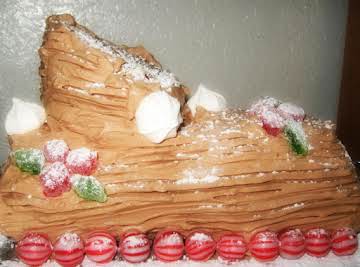 Buche de Noel -- Yule Log Cake