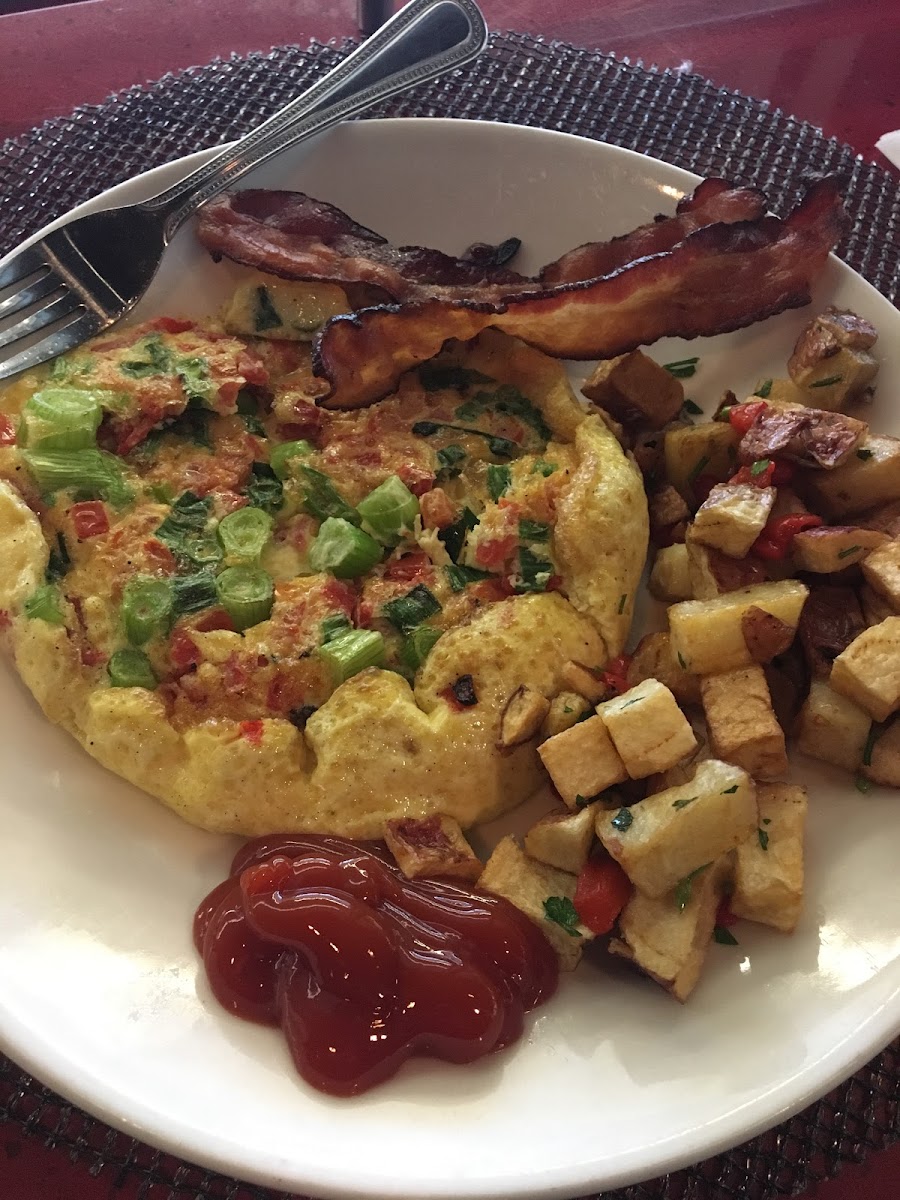 Veggie omelette