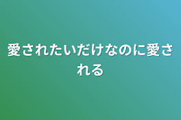 愛されたいだけなのに愛される