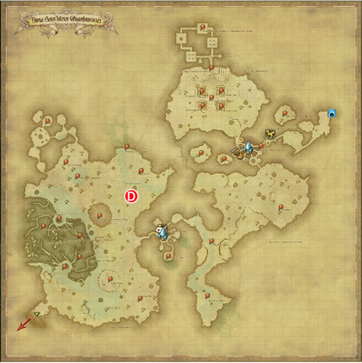 トレジャーハントMAP G12地図座標