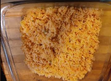 Baked Mexican style rice