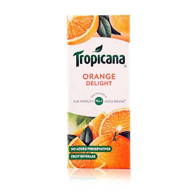 Tropicana Delight Fruit Juice - Orange - 200 ml