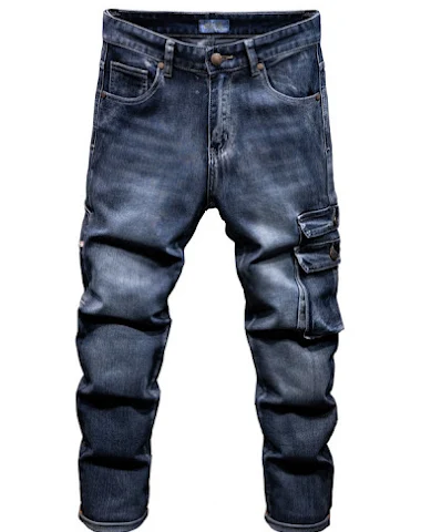 Męskie Spodnie Hip Hop z Wieloma Ki - 2
