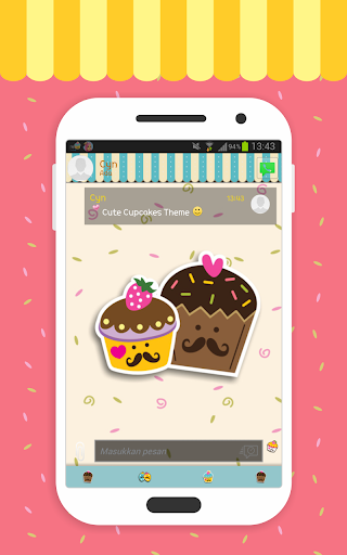 Theme for BBM - Cute Cupcakes