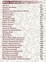 Bangalir Bhuribhoj menu 2