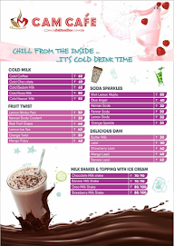 CAM Cafe menu 1