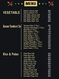 Tasty Treat Cafe & Restaurant menu 1