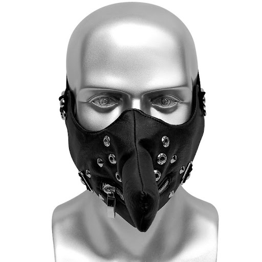 Title 7, Long Nose Punk Anime Funny Mask for Bar, Stage ...