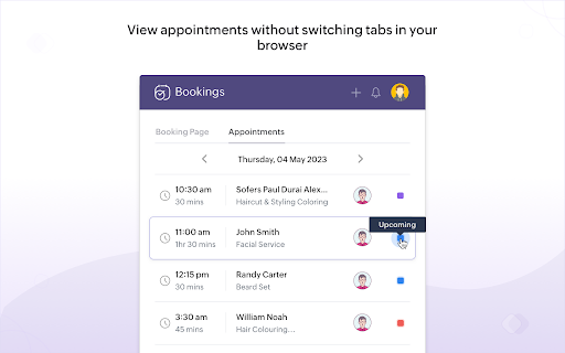 Zoho Bookings