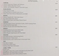 Hees - James Hotel menu 1
