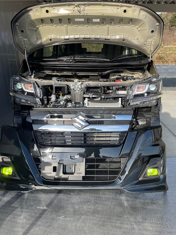ワゴンRのワゴンR MH55S・ワゴンR・ワゴンRカスタムZ・フォグランプ・イエローフォグに関するカスタム事例の投稿画像1枚目