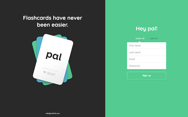 PAL Flashcards chrome extension