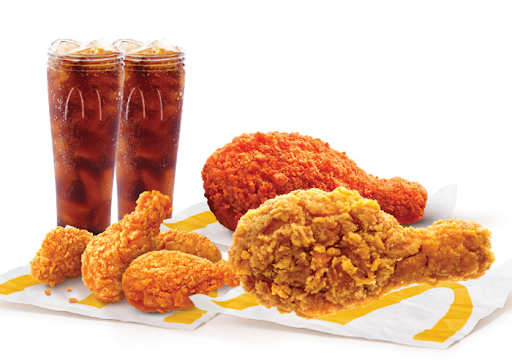 1 McSpicy Fried Chk + 1 Crispy Fried Chk + 4 Chicken Wings + 2 Coke