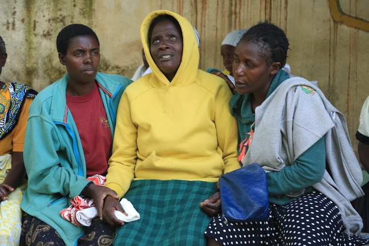 Everline Miruka, the mother of the deceased Maseno University student during the Azimio demos.