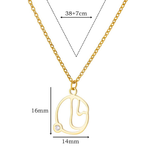 Title 1, Stainless Steel Ornament Girls Minority Simple...